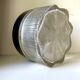 Vintage Scandinavian Midcentury wall or ceiling light in metal & glass