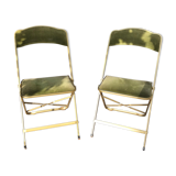 Pair of folding chairs