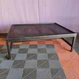 Large industrial metal coffee table