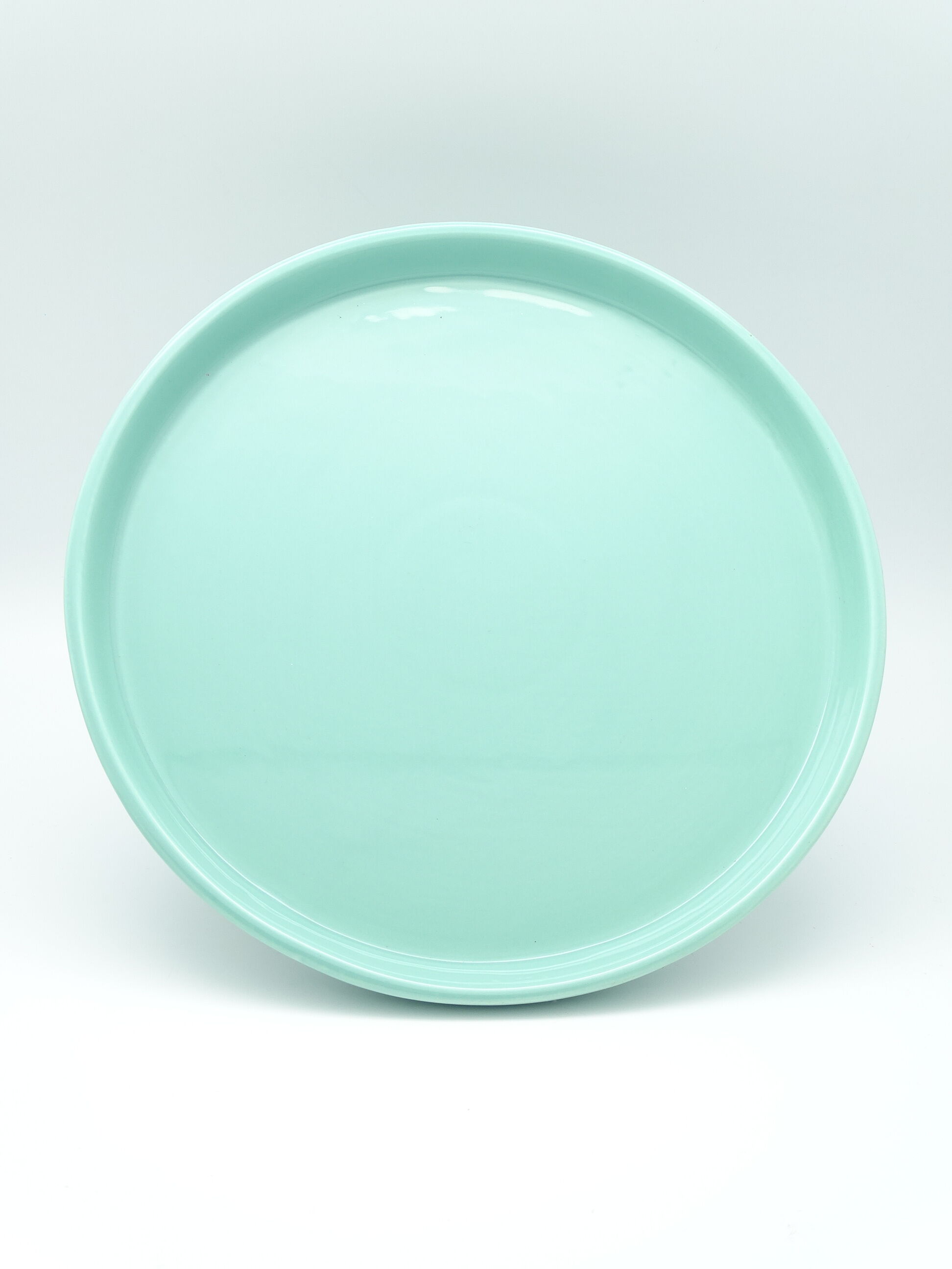Pie dish on vintae stand