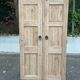Armoire de ferme rénovée en chêne massif brut du 19ème
