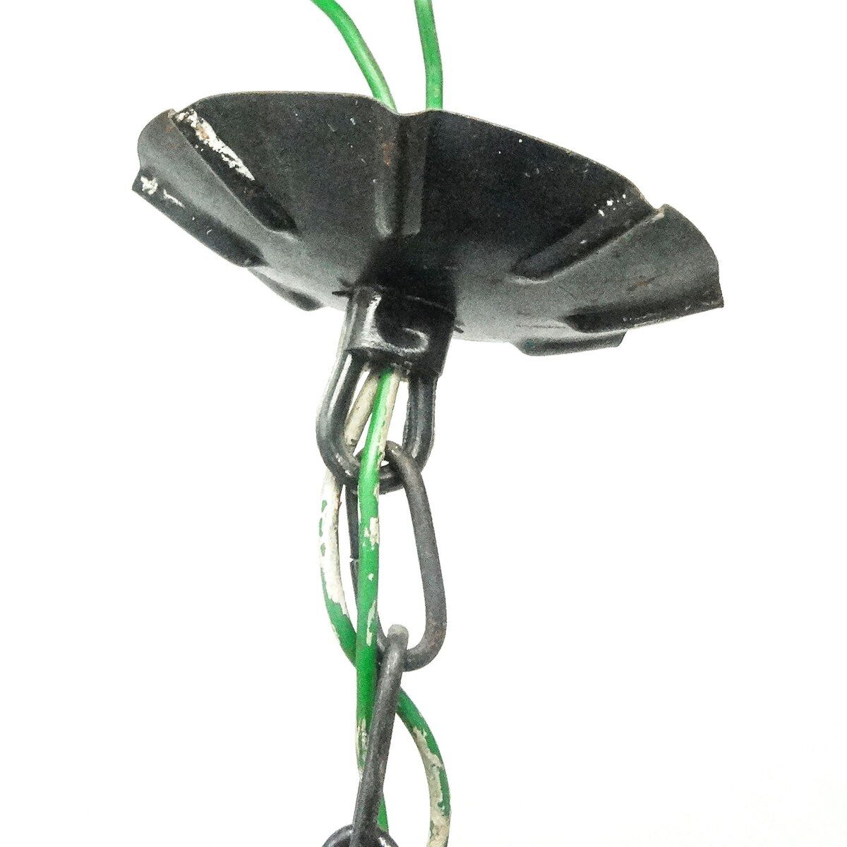 Lampe à pendentif brutaliste, Pologne, années 1970