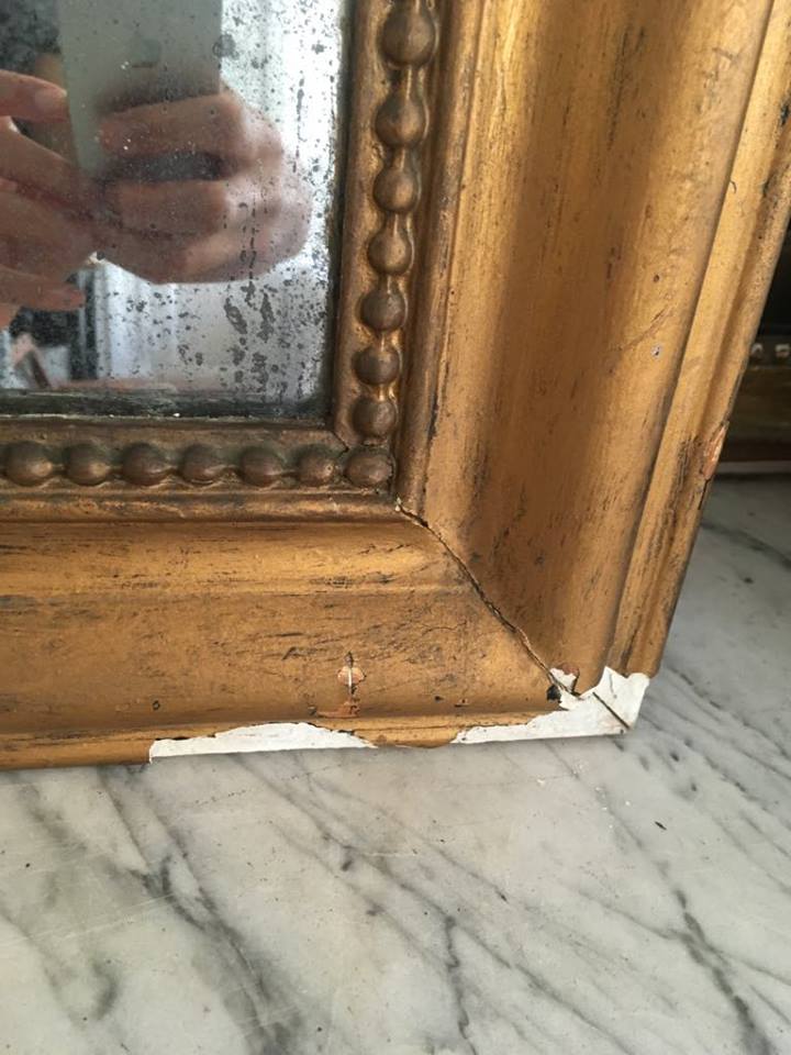 XIX th Louis Philippe mirror 72x194cm