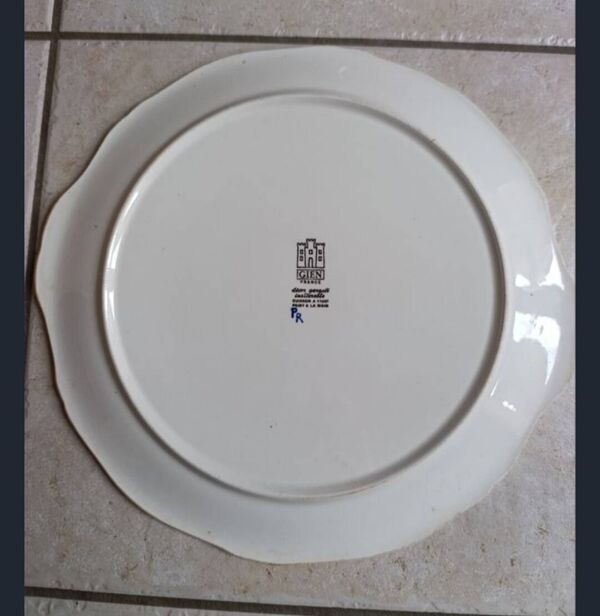 Plat à tarte en Gien