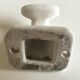 Peg art deco white ceramic