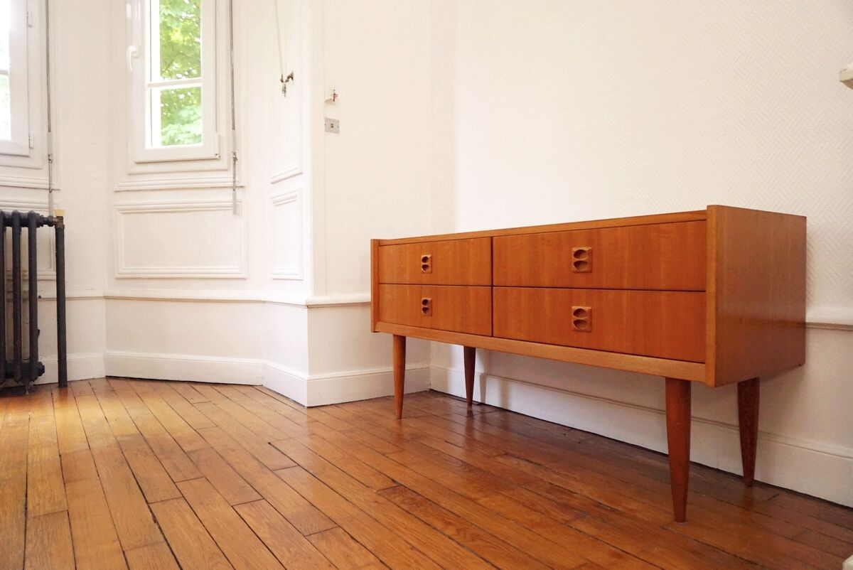Scandinavian teak TV cabinet