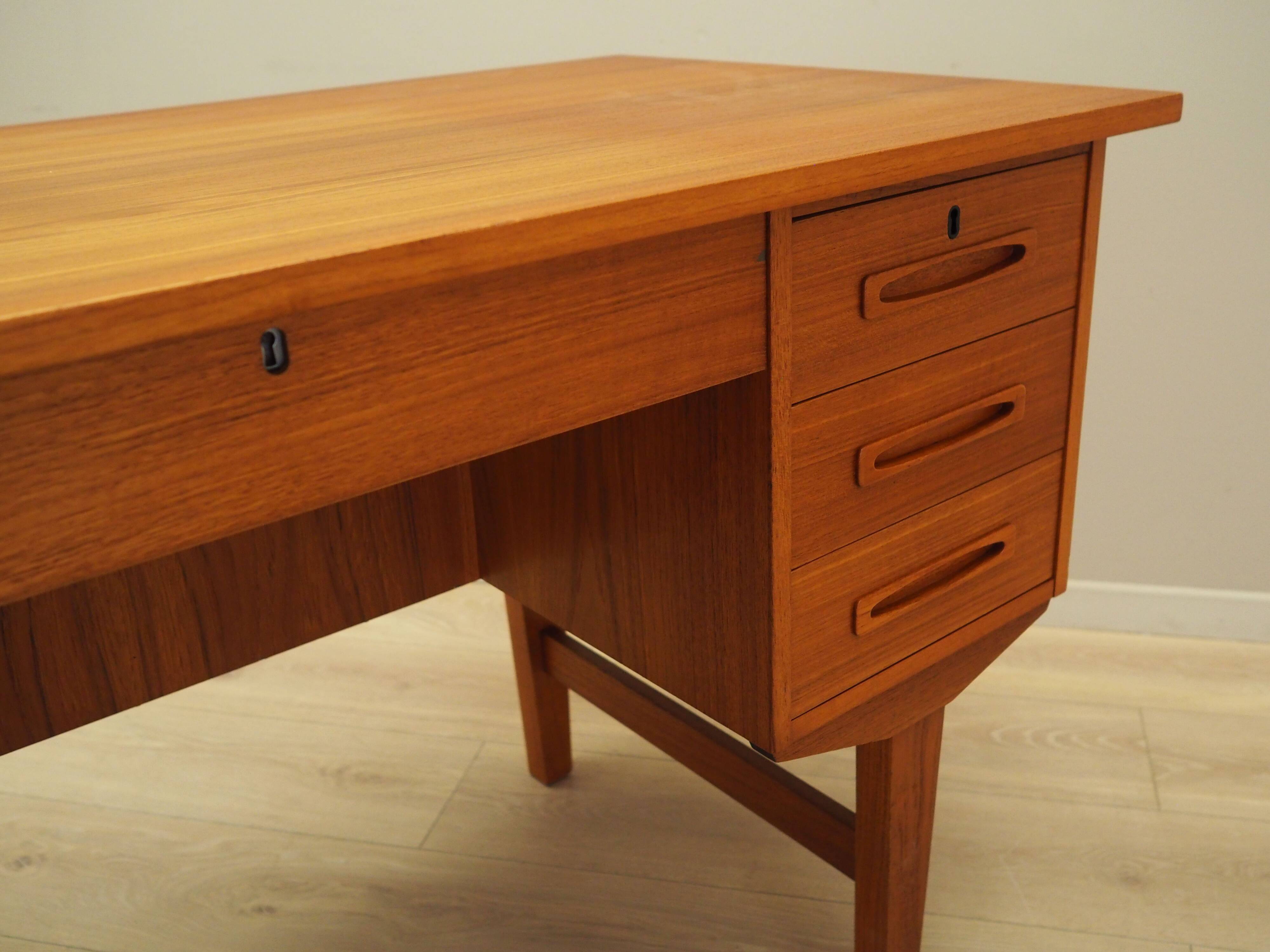 Teak desk, Danish design, 1960s, production: Denmark