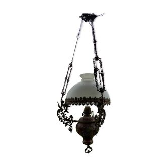 Former Napoleon III suspension, oil lamp
