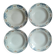 Longwy iron earthenware plates