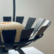 Brutalist wrought iron basket from the 1960s.