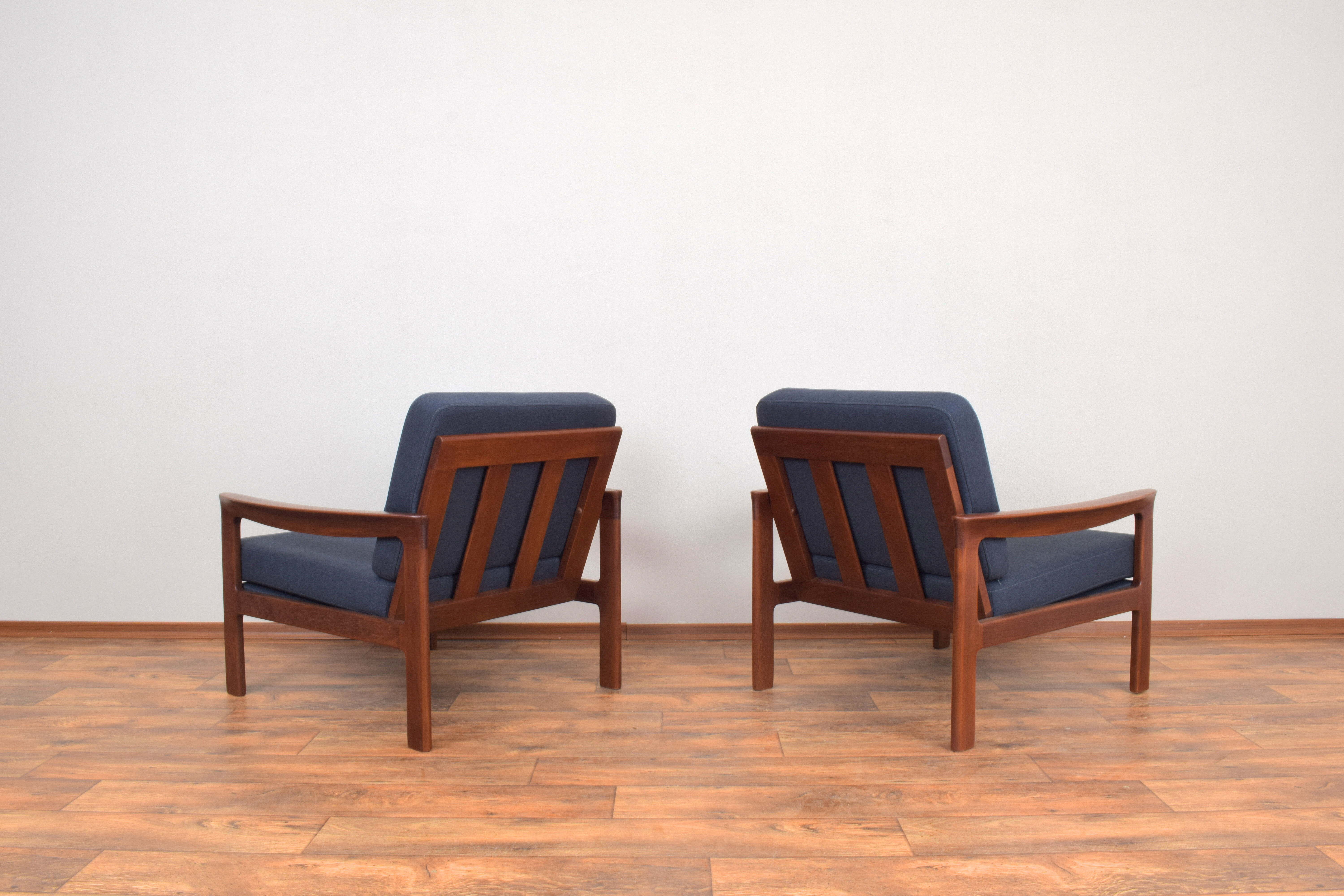 Danish Teak Armchairs by Arne Vodder for Komfort, Set of 2