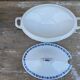 Soupière ancienne Villeroy & Boch - décor fleurs bleues