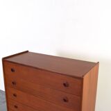 Mid-Century Danish Teak Chest of Drawers, 1960s.