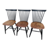 Trio of tapiovaara style  chairs