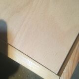 White patinated pine seed bowl