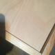 White patinated pine grain cabinet