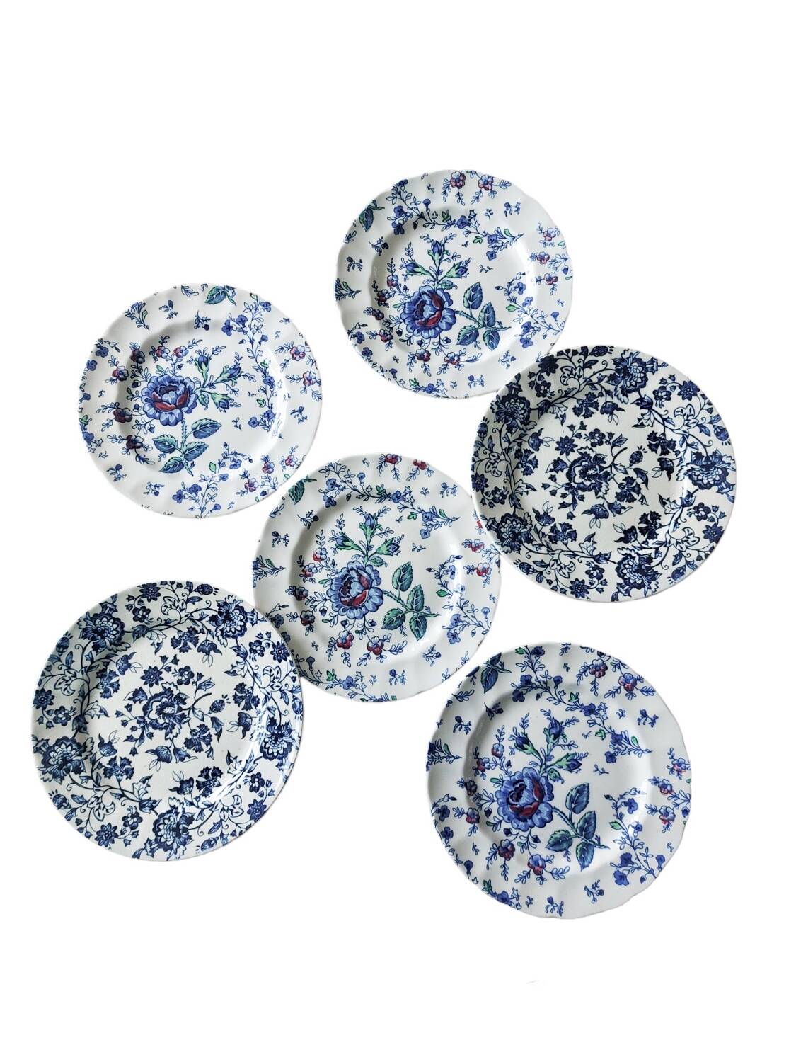 Johnson Brothers ceramic dessert plate set