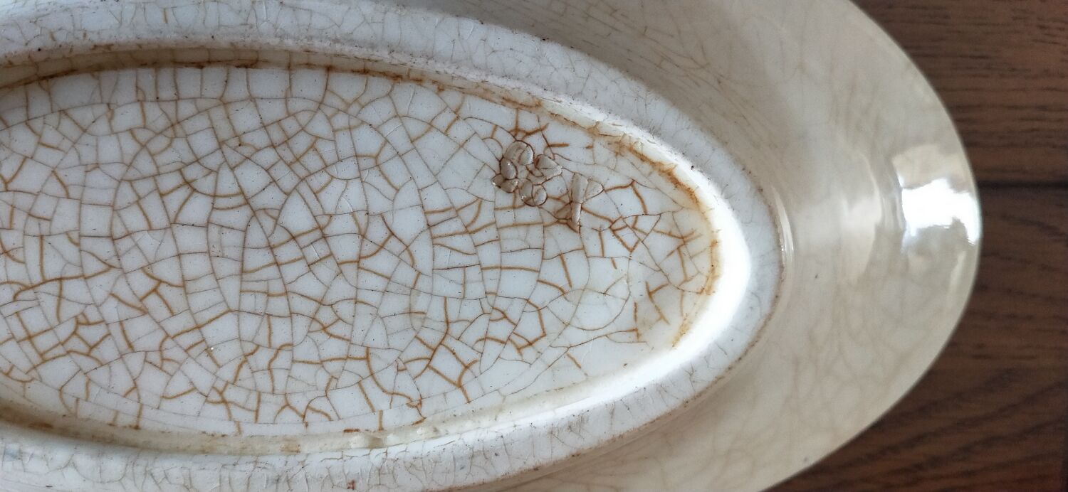 Ravier terre de fer Hb & cie Sévigné Faience Choisy-le-Roi