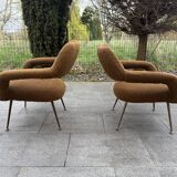 Set of 2 armchairs Attributed to Gastone Rinaldi for Rima Italy 1950s