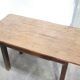Vintage wooden farmhouse dining table