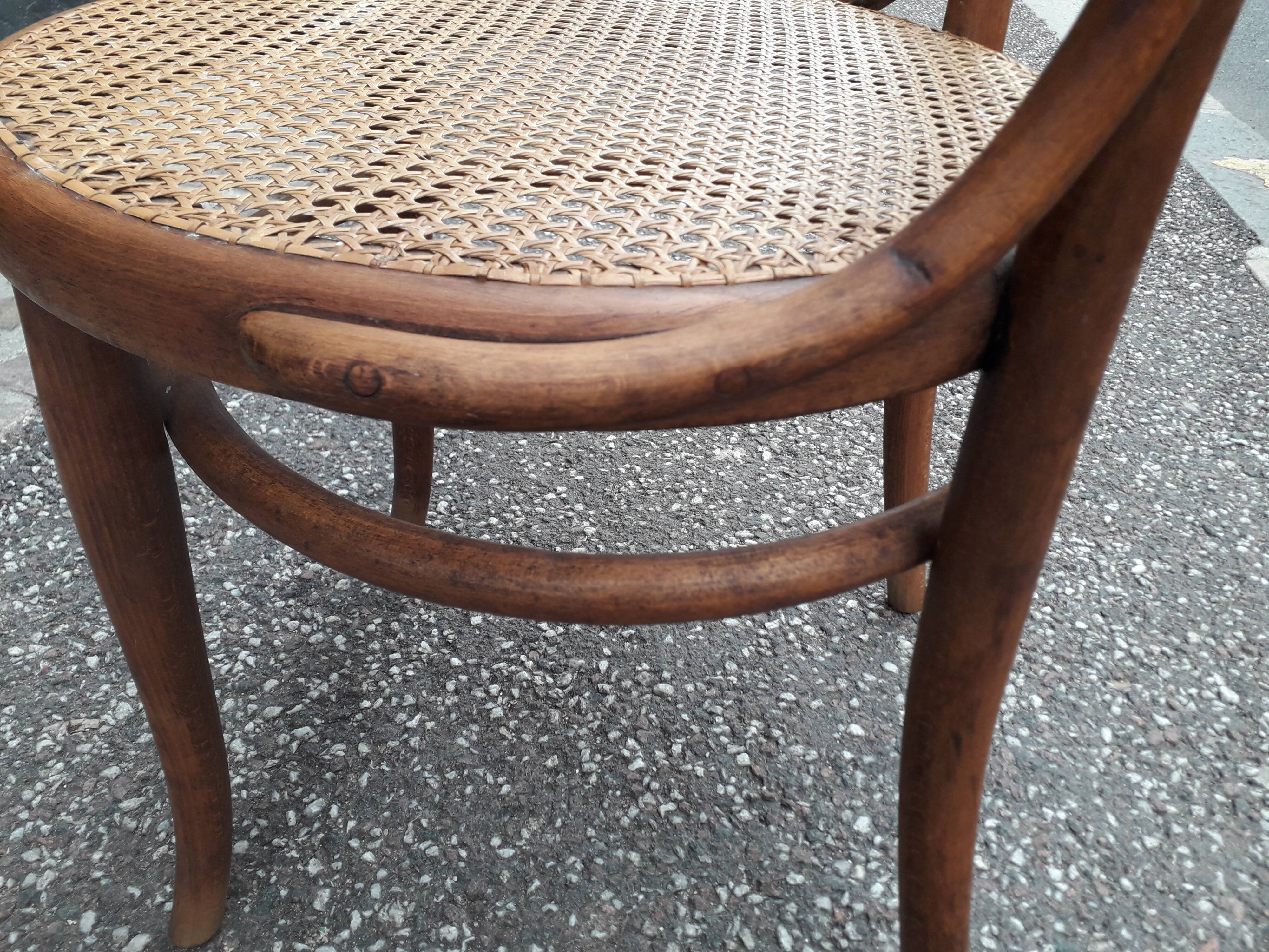 Canned Thonet armchair