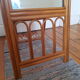 Vintage bamboo psyche mirror 38x150cm