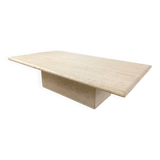 Travertine Coffee Table 1970s, Italy