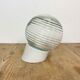 Vintage White Porcelain Wall Light, 1970s