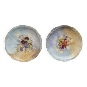 Paire d’assiettes à - limoges