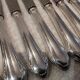 12 silver plated table knives, goldsmith SFAM, art deco style