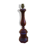 Lampe en bois fruitier