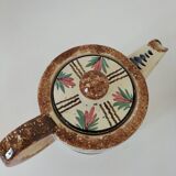 HB Quimper Teapot, Cups and Ramekin Set