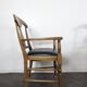 Serie de 4 fauteuils de style directoire à dossier en palmette