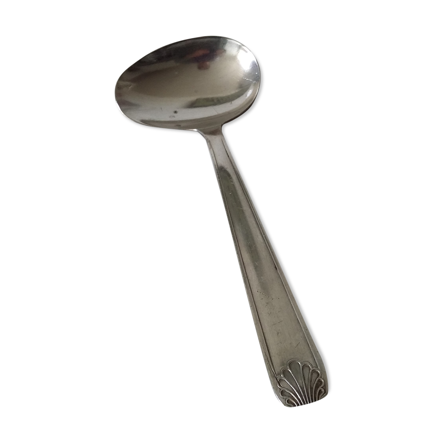 Silver metal boiling spoon
