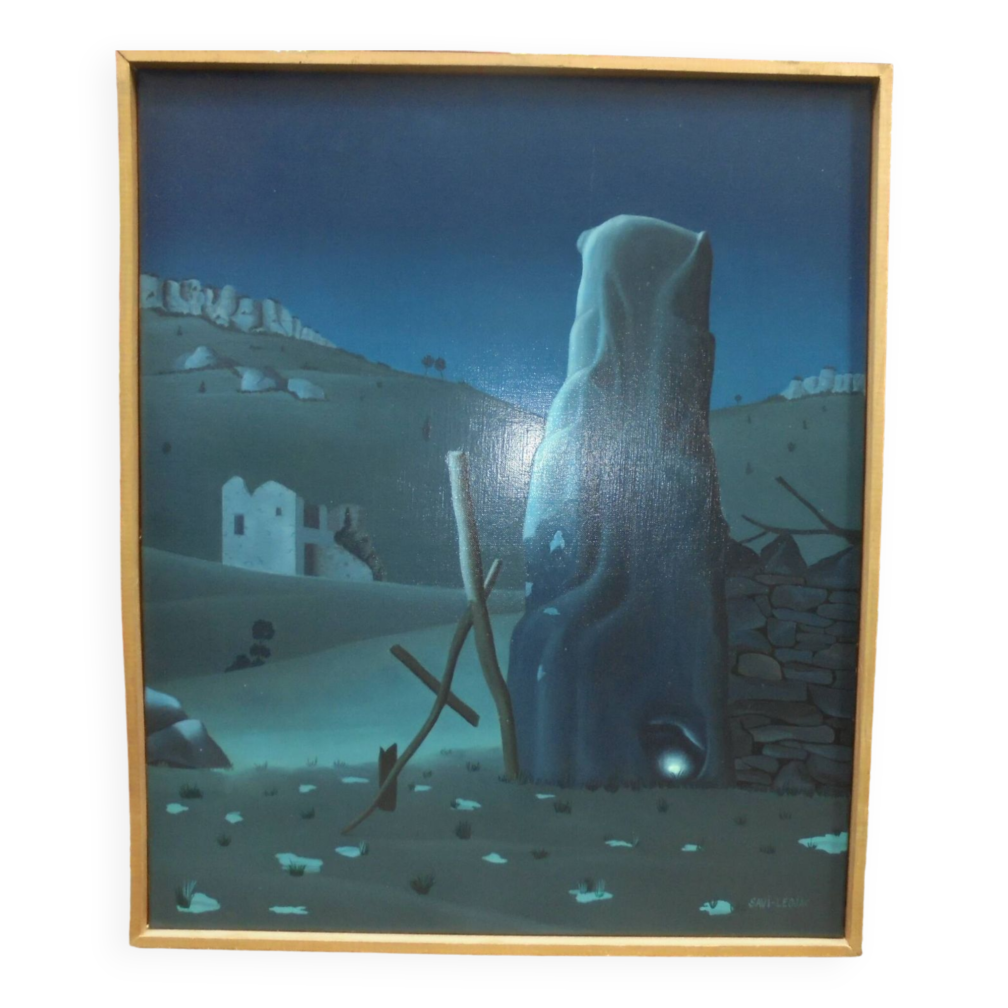 oil on canvas Jean Savi Leojac