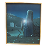 oil on canvas Jean Savi Leojac