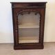 Mahogany display cabinet from the late 19th century, for standing or wall mounting.