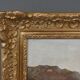 Painting "The Port of Camaret", oil on canvas, signed H. Callot – early 20th century