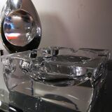 Ashtray paved with vintage crystal