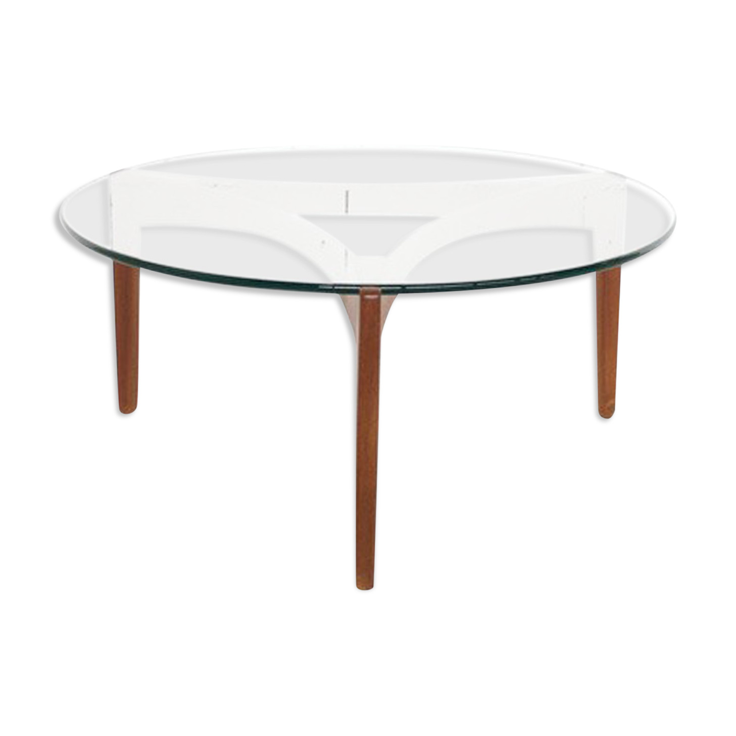 Teak coffee table sven ellekaer 60's years christian linneberg publisher