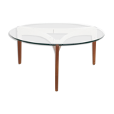 Teak coffee table sven ellekaer 60's years christian linneberg publisher