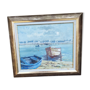 Tableau marine Bretonne dans le