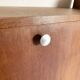 Vintage fin secretary stamped SPE, oak