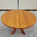 Extendable pine dining table 1970