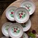 Set of 12 vintage soup plates - Les Roses -