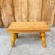 Vintage turned wooden footstool/step stool