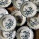 10 plates thistles Gien