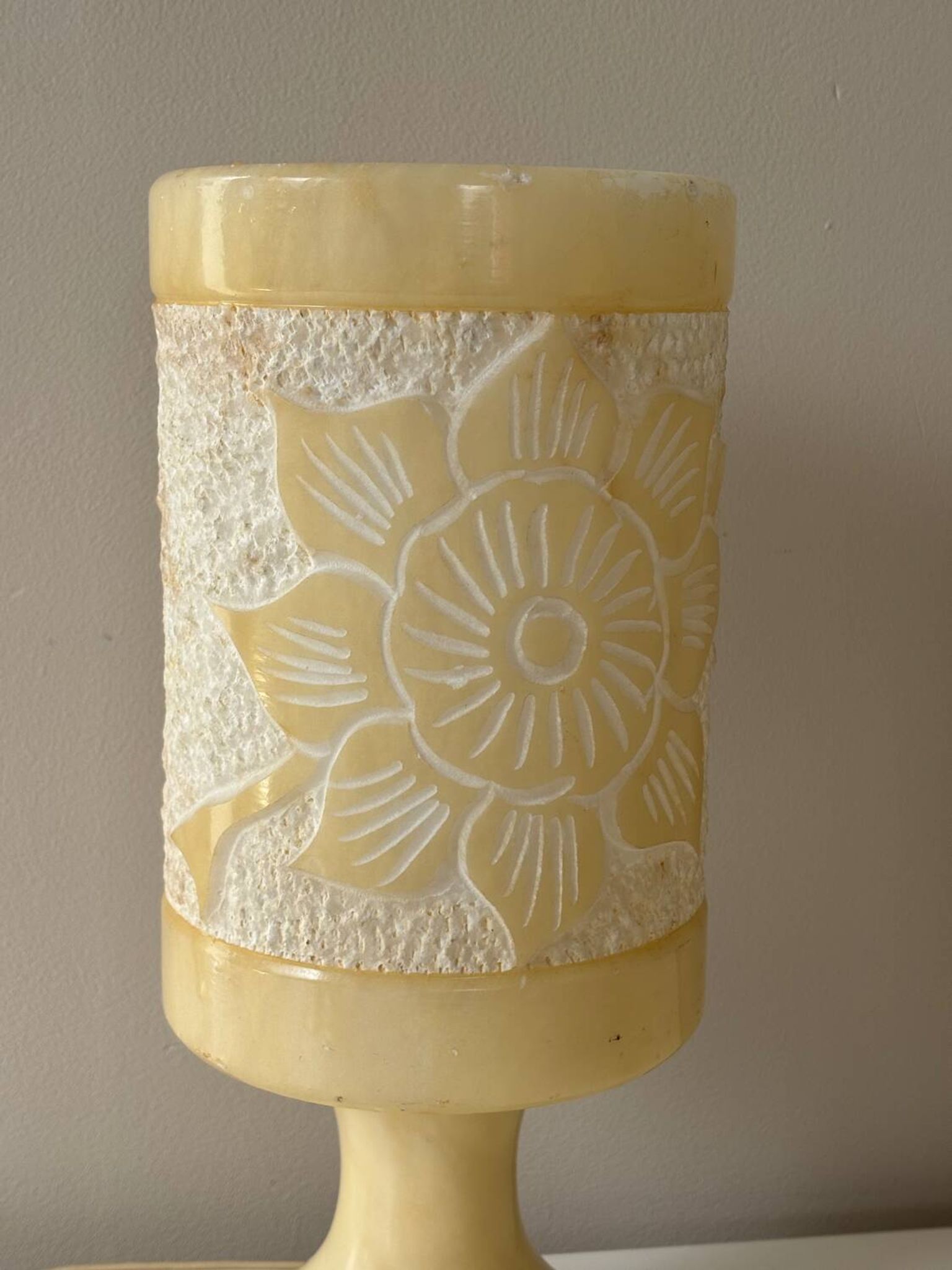 Lampe en albâtre