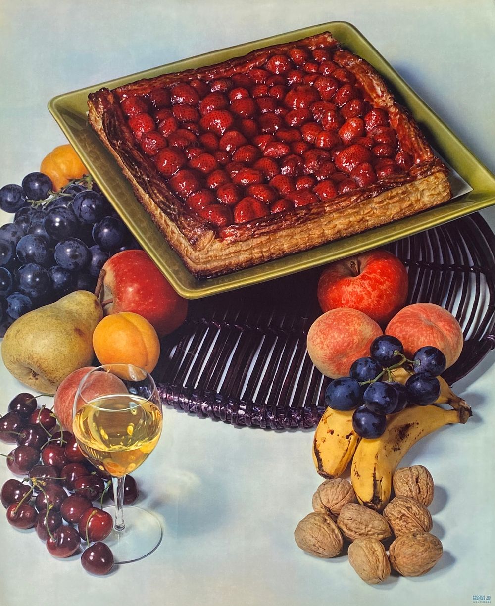 Vintage poster "the dessert" 1960