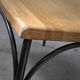 Table curved steel